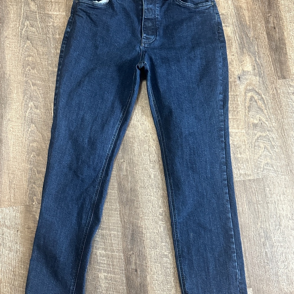 MagnaReady Adaptive Mens Jeans 36x32 Stress Free Stretch Blue Denim